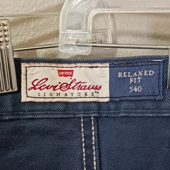 NWT Levis Strauss 540 Relaxed Fit Blue Twill Cotton Denim Jeans 50x32 - Picture 6 of 6